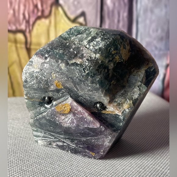 Huge Flourite Buddy Natural Stone!